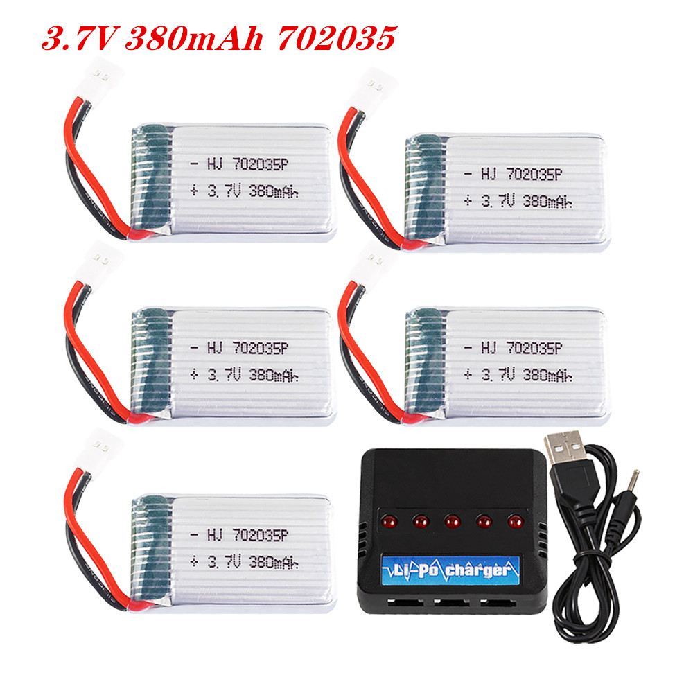 Rc Helicopter Parts - 3.7V 380Mah 702035 Pin Lipo Pin
