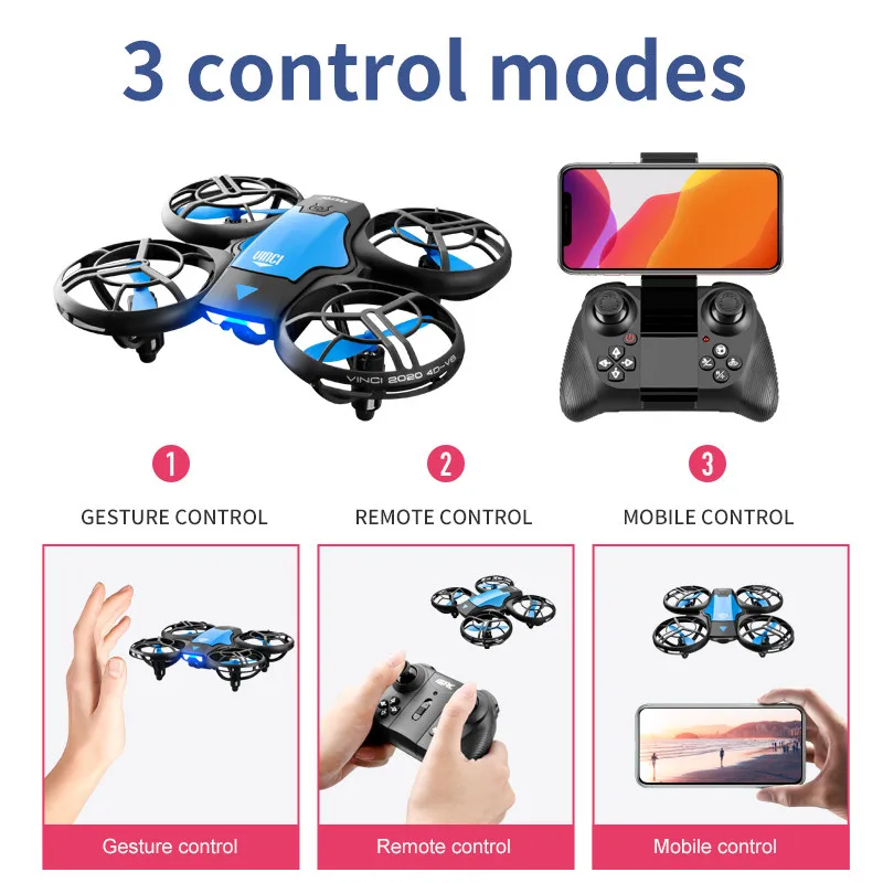 V8 New Mini Drone 4K Professio - đánh giá và giá Rc Helicopter Electric