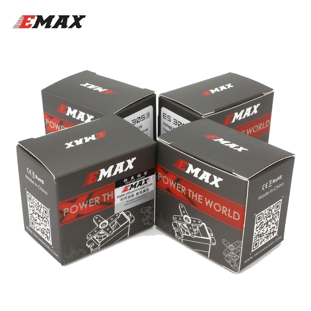 4pcs EMAX ES3054 ES3004 ES3001 - đánh giá và giá Rc Helicopter Servo