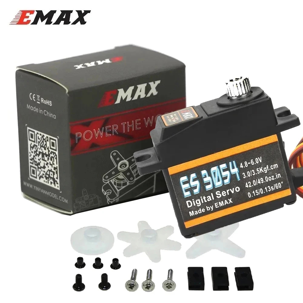 4pcs EMAX ES3054 ES3004 ES3001 - đánh giá và giá Rc Helicopter Servo